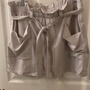 Lightweight Athleta Skort with paper bag waist